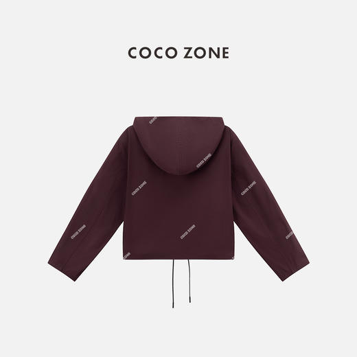 COCO ZONE 时尚设计感小众外套简约百搭连帽上衣CC2B1138 商品图1