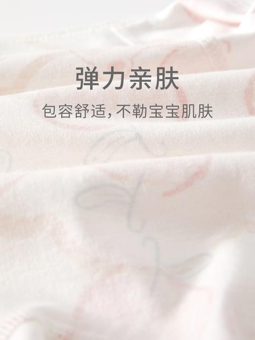 【系绳蝴蝶衣 环保印染 萌趣可爱又健康】新生婴儿蝴蝶衣 初生纯棉无骨哈衣爬服 春秋宝宝秋季衣服 婴儿连体衣-QQ 商品图2