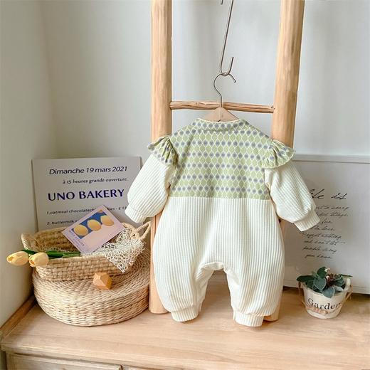 【婴儿中国风汉服连体衣】秋冬款宝宝新年装满月女宝哈衣周岁宝宝衣服 商品图2