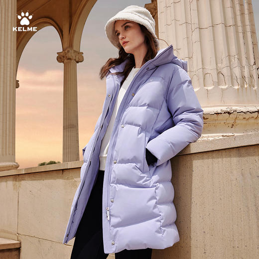 卡尔美方寸之间系列女士冬季新款长款羽绒服 商品图0