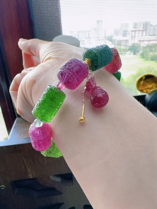 42.4g 雕刻碧玺手链 商品图8