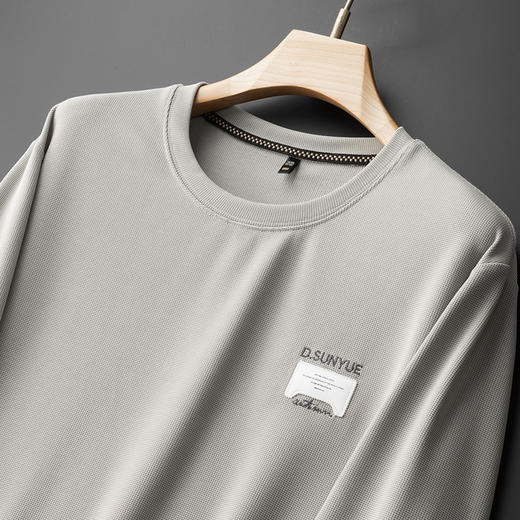 【新款DDS】大依优型大码卫衣长袖休闲加肥加大男士胖子大码内搭上衣打底显瘦 商品图5