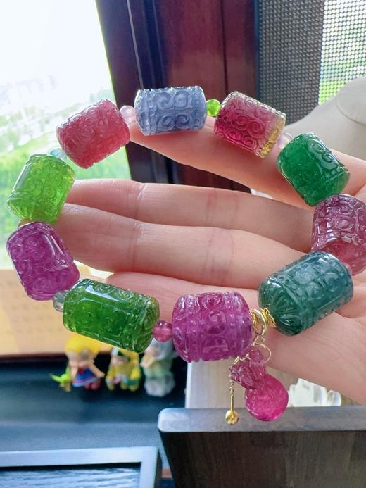 42.4g 雕刻碧玺手链 商品图6