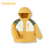 巴拉巴拉童装儿童羽绒服男童女童连帽外套新款冬装撞色拼接潮 商品缩略图4