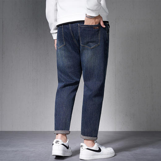 【新款DMH】大依优型大码潮款牛仔裤加肥加大宽松男士胖子300斤显瘦潮流弹力舒适 商品图4