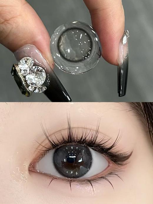 Deerbell•鹿小贝10片装日抛--浅浅黑（黑灰） 商品图2