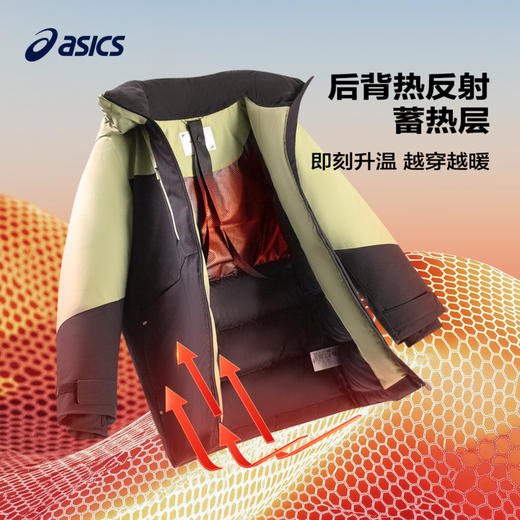 Asics/亚瑟士童装2024年冬季三防中长款羽绒服派克服加厚保暖外套 商品图1