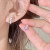 卡蒂罗/KADER 闪光树叶耳钉 轻奢时尚小众清新设计耳饰 大颗锆石梦幻闪耀配饰原创高级感璀璨百搭养耳洞 925银 送女友 商品缩略图1