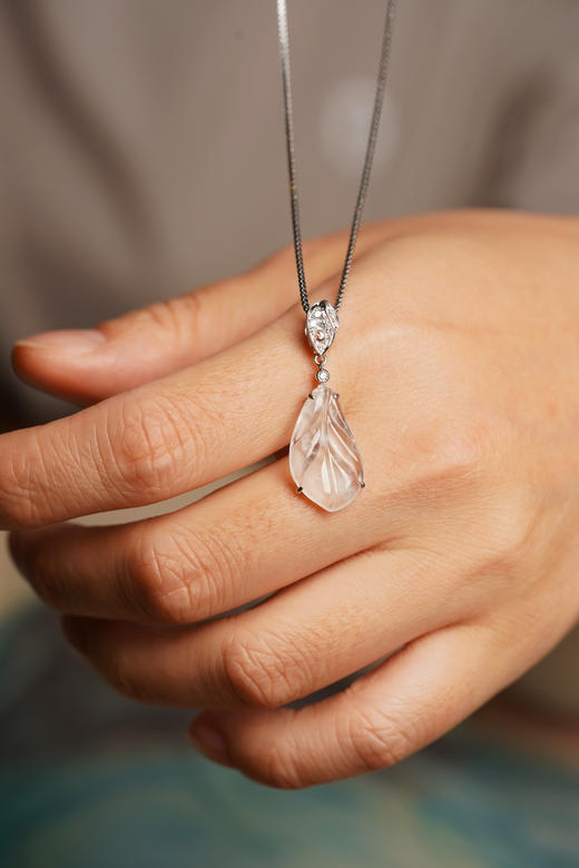 一枚特别值得的翡翠叶子 商品图10