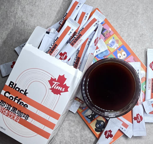 福利清仓🎉咖啡控必看❗Tims  【品牌直发】 tims 即溶/轻盈黑咖啡49.9买一送一到手42条还加赠个杯子❗ 商品图2