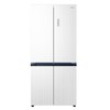 美的(Midea)（202848）（202787）60cm薄微晶系列冰箱 口感保鲜净味无缝全嵌十字四开门超薄大容量一级变频家用智能 BCD-527WUSGPZMA 钻影灰 弦影白 商品缩略图1
