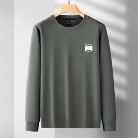 【新款DDS】大依优型大码卫衣长袖休闲加肥加大男士胖子大码内搭上衣打底显瘦