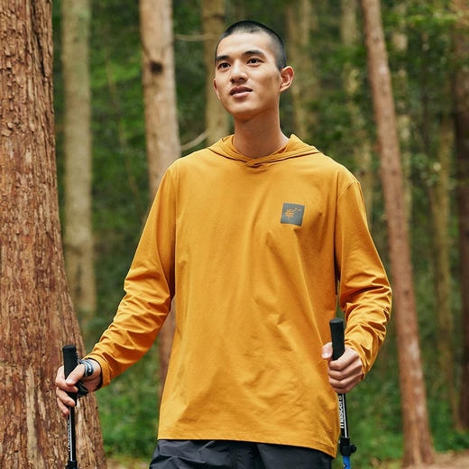 隐者山之道户外休闲防晒速干抗菌舒适透气春夏云溪帽衫 商品图5