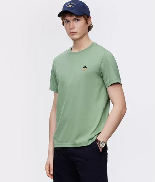 【大都会】TeenieWeenie小熊男装T恤男2024夏季新款圆领休闲时尚刺绣上衣男 商品图2