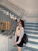 金蘑菇菇 檀香山学院 /长袖条纹衬衫女设计感小众宽松打底上衣 商品缩略图8
