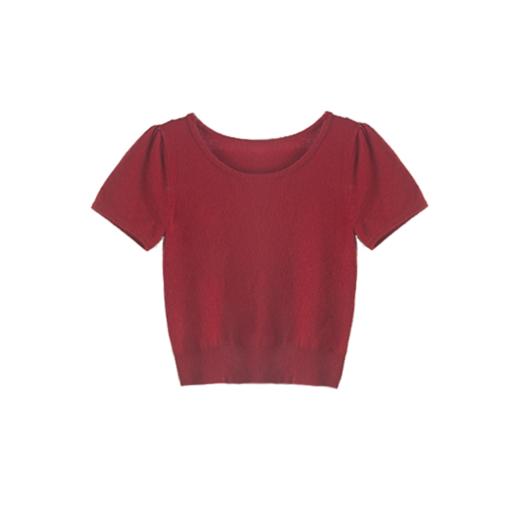 XS码 金蘑菇菇 Cherry全羊毛小红莓上衣 /盐甜系韩版宽松 商品图2