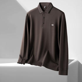 【新款DDS】大依优型大码长袖Polo衫翻领男装加肥加大体恤大号上衣胖子