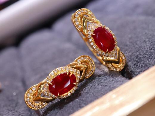 1.21ct 红宝石耳扣 商品图3