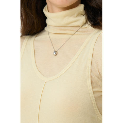 Heydress天丝羊毛高领针织衫女秋季堆堆领叠穿软糯舒适百搭上衣 商品图3