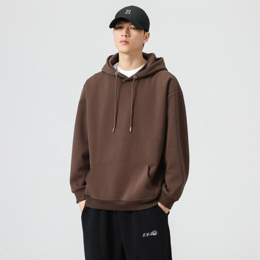 【新款DQ】大依优型大码连帽卫衣男宽松休闲上衣胖子加肥加大男士潮流 商品图2