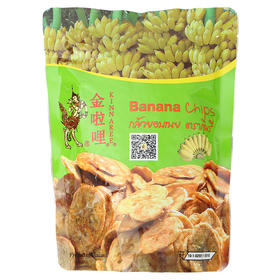 泰国进口金啦哩芭蕉干烤香蕉片椰子片水果干休闲零食小吃100g