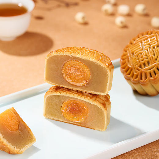华美团团圆圆月饼礼盒460g广式月饼中秋送礼 商品图6