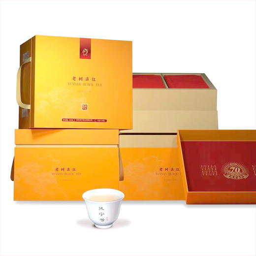 凤宁号  | 2024年 老树滇红礼盒 超大礼盒 (4g*120小袋） 商品图2