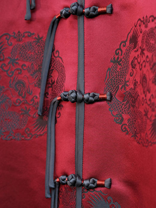 盛唐婧 |福禄新中式国风库缎外套 商品图4