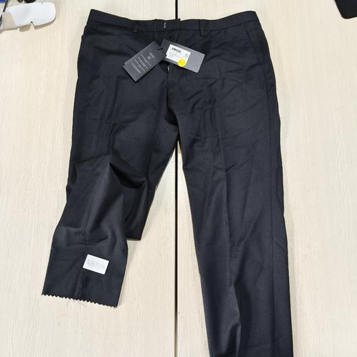 瑕疵Hugo Boss/胡戈波士 男士修身版羊毛纯色商务休闲西装长裤 商品图2