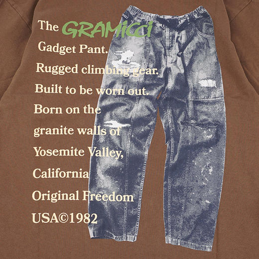 GRAMICCI GADGET PANT L/S TEE 有机棉印花长袖圆领TEE 商品图2