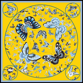 陈子墨《蝴蝶纹》版画