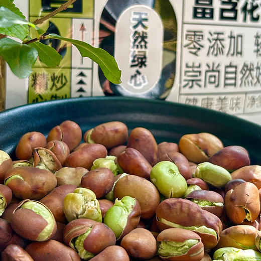 云南特产保山绿心蚕豆无添加原味豆香浓郁炒货休闲馋嘴零食 商品图4