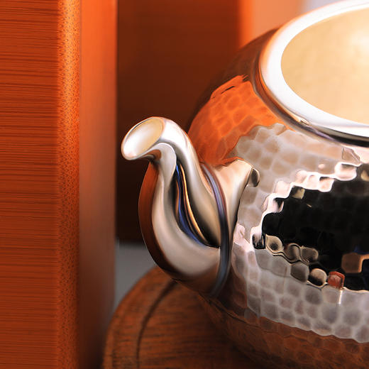 银痕锤纹泡茶壶 商品图1