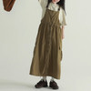 裁缝学苑AS325户外背带裙日系工装风小众设计感宽松百搭休闲长裙 商品缩略图1