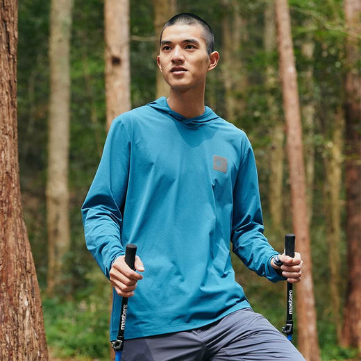 隐者山之道户外休闲防晒速干抗菌舒适透气春夏云溪帽衫 商品图4