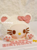 #三丽鸥sanrio #立体HelloKitty #凯蒂猫 忌廉蛋糕【半翻糖蛋糕需提前2天预订】（默认自提，收费配送请联系客服） 商品缩略图1