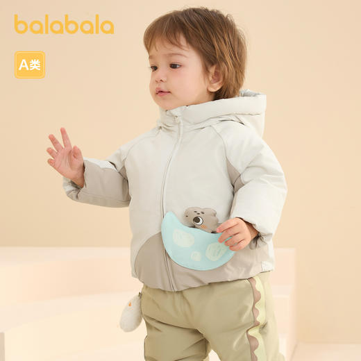 巴拉巴拉儿童羽绒服男女童冬季婴儿宝宝外套新款造型时髦可爱 商品图1