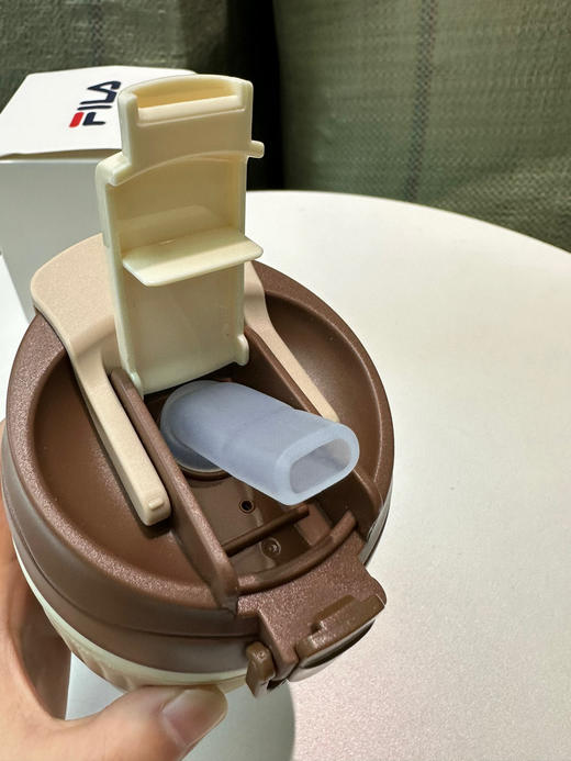 存元！Z品单！fila不锈钢咖啡杯多功能直饮吸管保温杯 商品图11