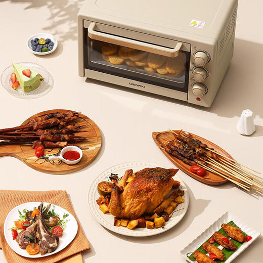 大宇电烤箱DY-KX1801升级版榛果棕 商品图3