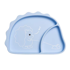 松下 宝宝硅胶一体式辅食盘 蓝色 

（适宜4个月—6岁）