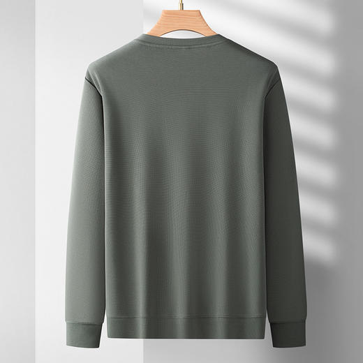 【新款DDS】大依优型大码卫衣长袖休闲加肥加大男士胖子大码内搭上衣打底显瘦 商品图1