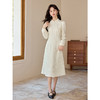【五折购】熙世界改良旗袍连衣裙女2025秋装新款气质长袖新中式盘扣国风裙子 商品缩略图4