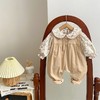 【婴儿套装韩版洋气碎花两件套】上衣背带裤婴幼儿爬服春秋套装女宝宝 商品缩略图2