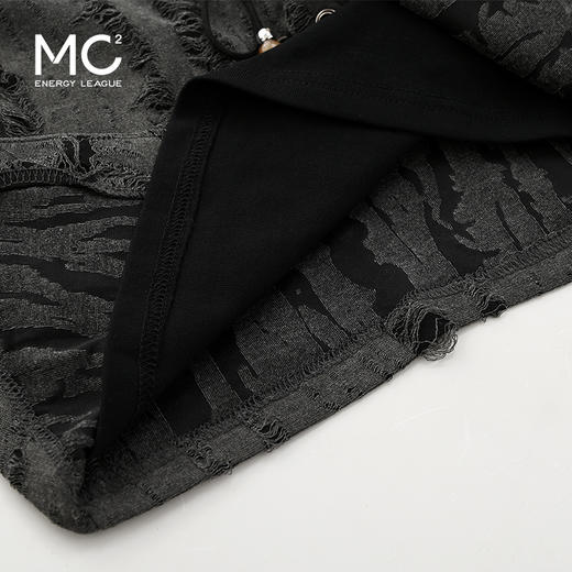 破坏感假两件挂脖暗黑辣妹上衣C4232613 商品图3