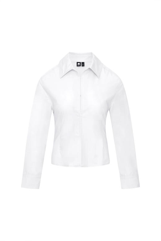 oneup勾扣收腰衬衫 商品图7