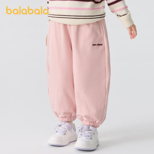 巴拉巴拉童装儿童长裤男童女童束脚裤秋冬新款宽松百搭休闲裤 商品图1