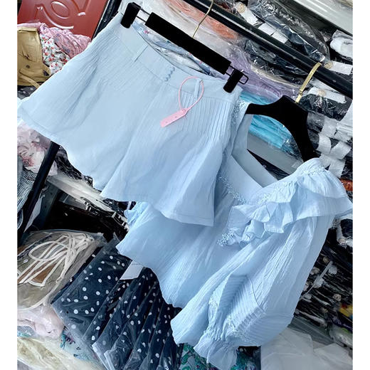 裁缝学苑AQ341荷叶边泡泡袖上衣小衫纸样短裤女装服装打板裁剪 商品图1