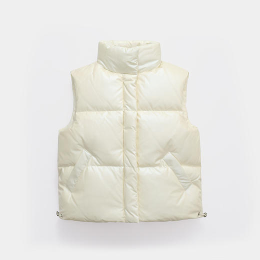 【小可爱出没 百搭马甲~】秋冬新款女童男童 小孩中小大童 加厚坎肩立领纯色羽绒服 马甲背心 柔软舒适 排汗排湿 透气不紧捂-QQ 商品图8