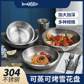 【芬兰MISANBROO】拉普兰系列（304不锈钢-雪花盘）