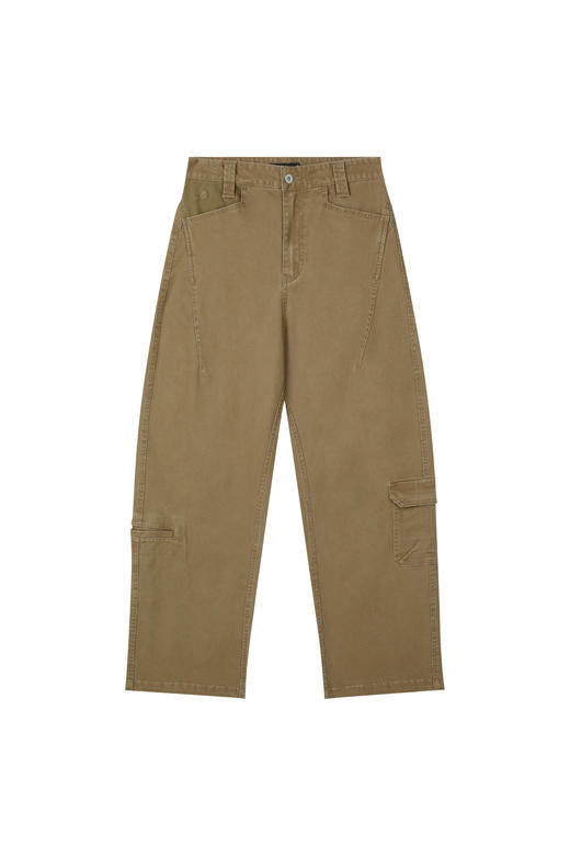 oneup弯刀茧形工装长裤 商品图7